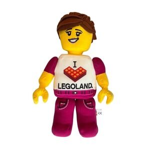 Legoland Girl Plush I Love Legoland Exclusive Theme Park Doll 16" Stuffie